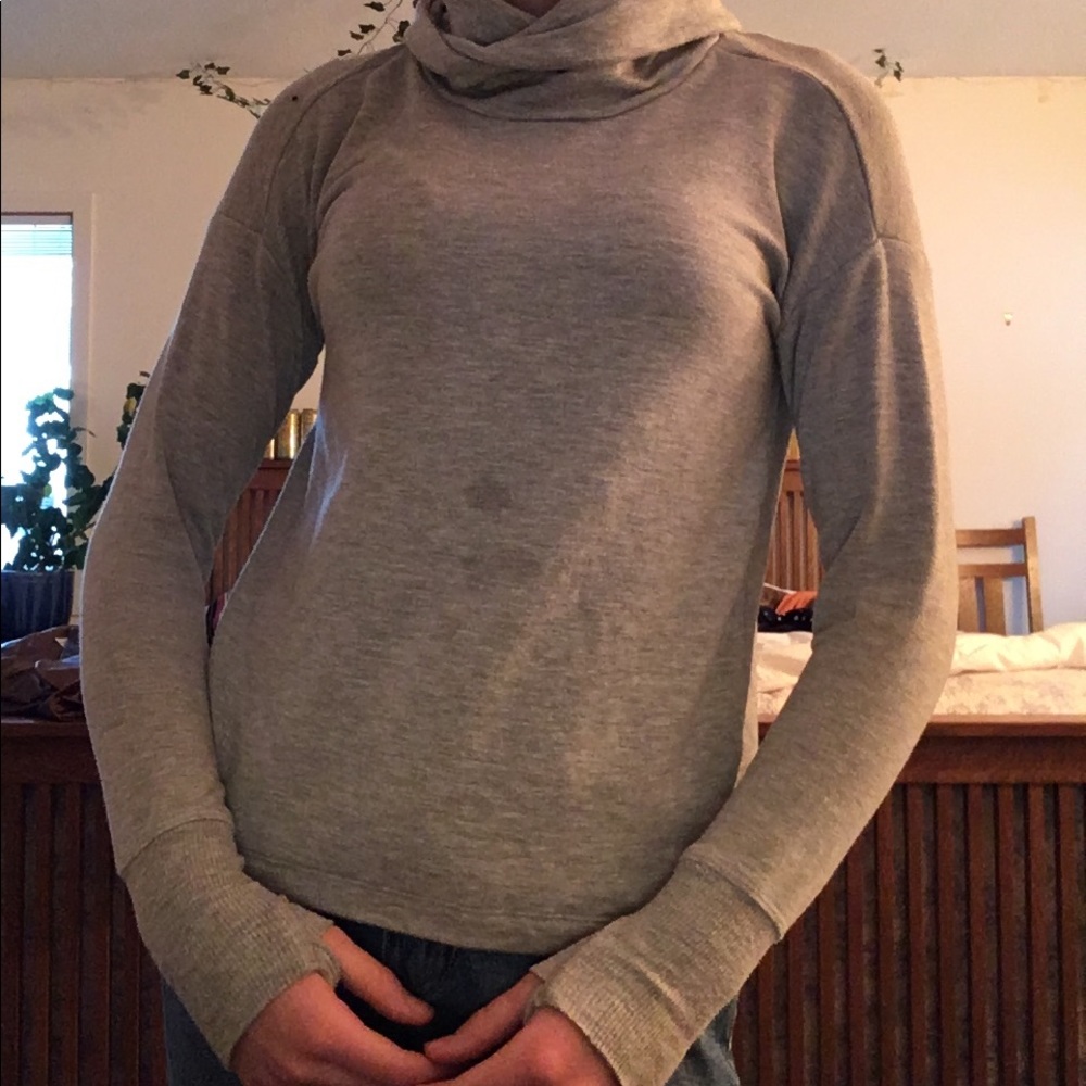 Athleta gray turtleneck!